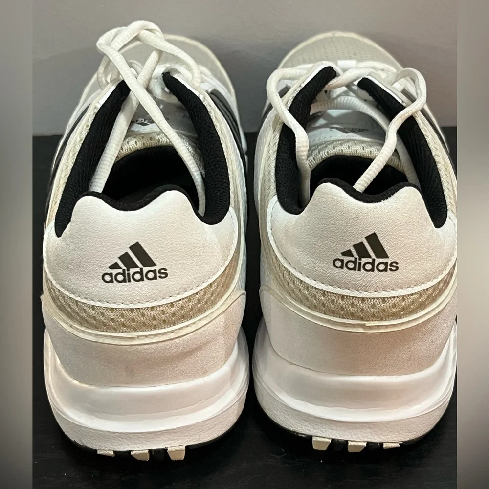 Adidas Men’s Tech Response White and Black Golf Shoes Size 9.5.